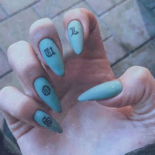 Load image into Gallery viewer, 24pcs/set Long Stiletto Artificial Nails with design