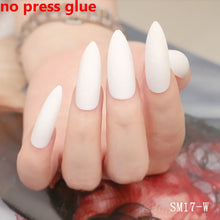 Load image into Gallery viewer, 24pcs/set Long Stiletto Artificial Nails with design