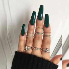 Load image into Gallery viewer, 24pcs Press on Nails Long multiple beautiful colors