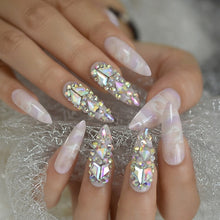 Load image into Gallery viewer, Luxury Artificial Designer Nails
